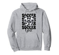 Soccer Soccer Mom Mothers Day Coquette Hoodie - Novelty Apparel Men Women