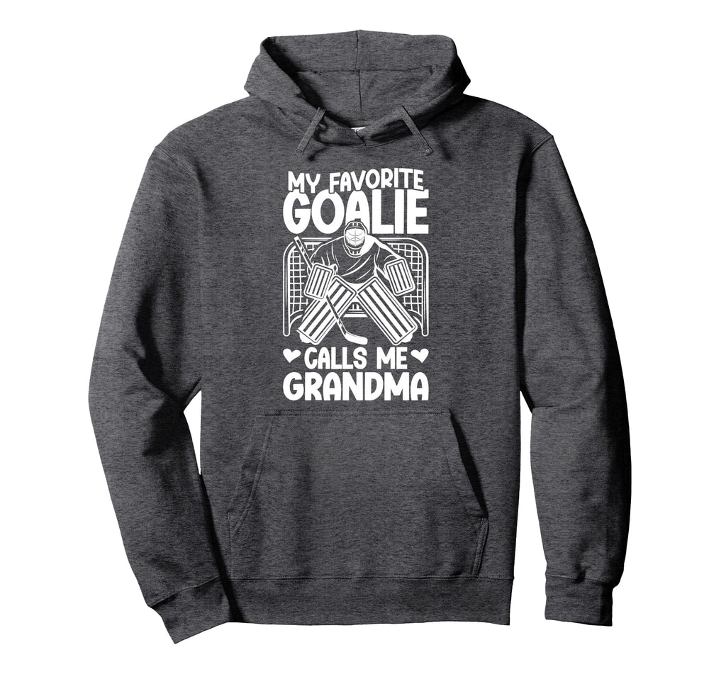 Proud Ice Hockey Goalie Grandma Hockey Hoodie - Graphic Print Men Women