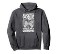 Proud Ice Hockey Goalie Grandma Hockey Hoodie - Graphic Print Men Women