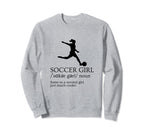 Soccer Soccer Player Soccer Sweatshirt - Casual Everyday Wear for Adults