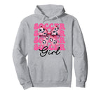 Womens Coquette Bow Ribbon Soccer Hoodie - Casual Everyday Wear for Adults
