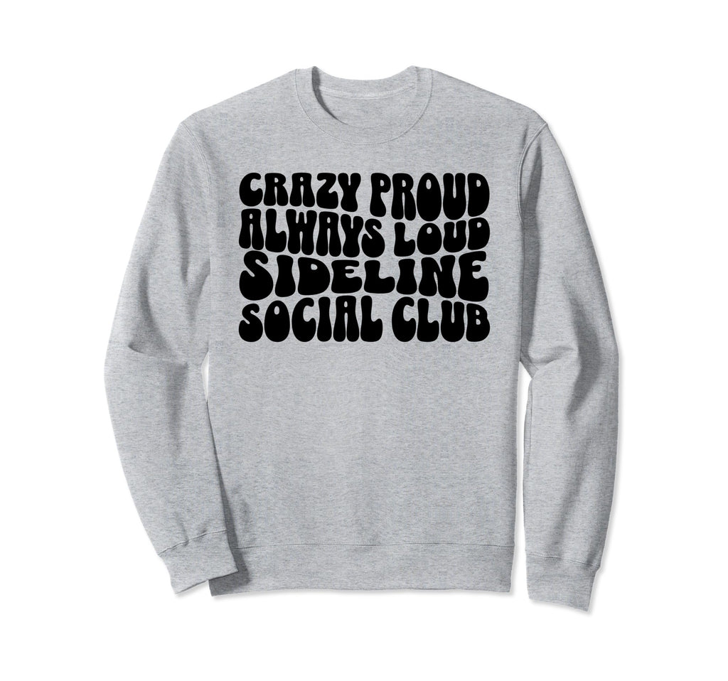 Sideline Social Club Soccer Mom Sweatshirt - Custom Art Print Unisex