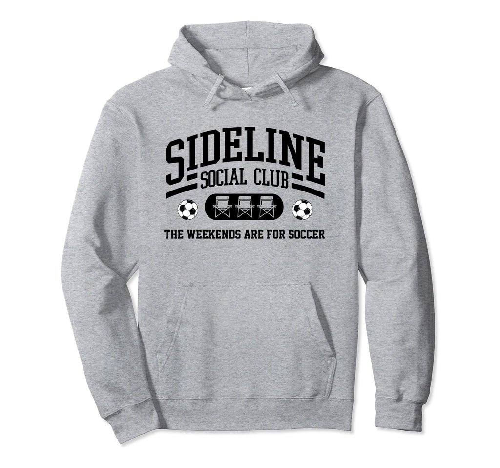 Soccer Mom Sideline Social Club Soccer Hoodie - Aesthetic Graphic Unisex