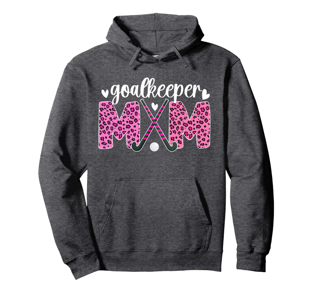 Field Hockey Goalkeeper Mom Leopard Hoodie - Novelty Apparel for Adults