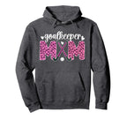 Field Hockey Goalkeeper Mom Leopard Hoodie - Novelty Apparel for Adults