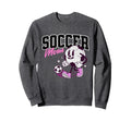 Soccer Mom Cartoon Sweatshirt - Graphic Print Unisex