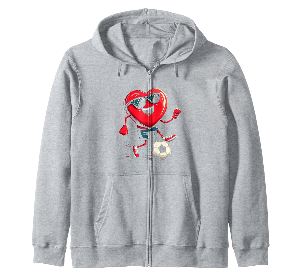 Heart Soccer Gift T-Shirt - Fun Novelty Design Men Women