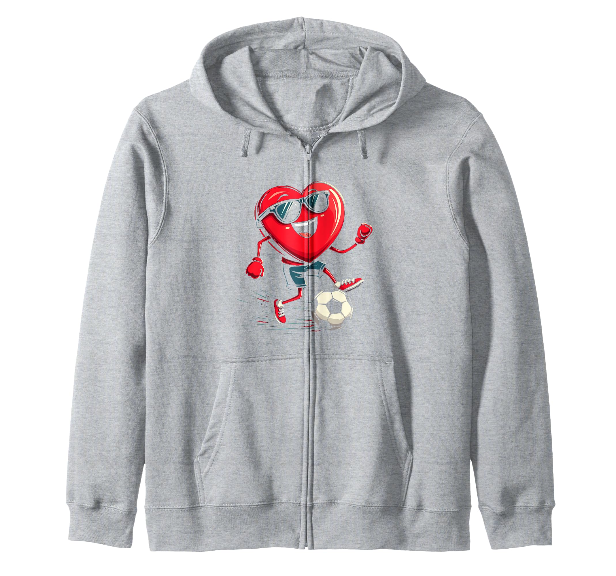 Heart Soccer Gift T-Shirt - Fun Novelty Design Men Women