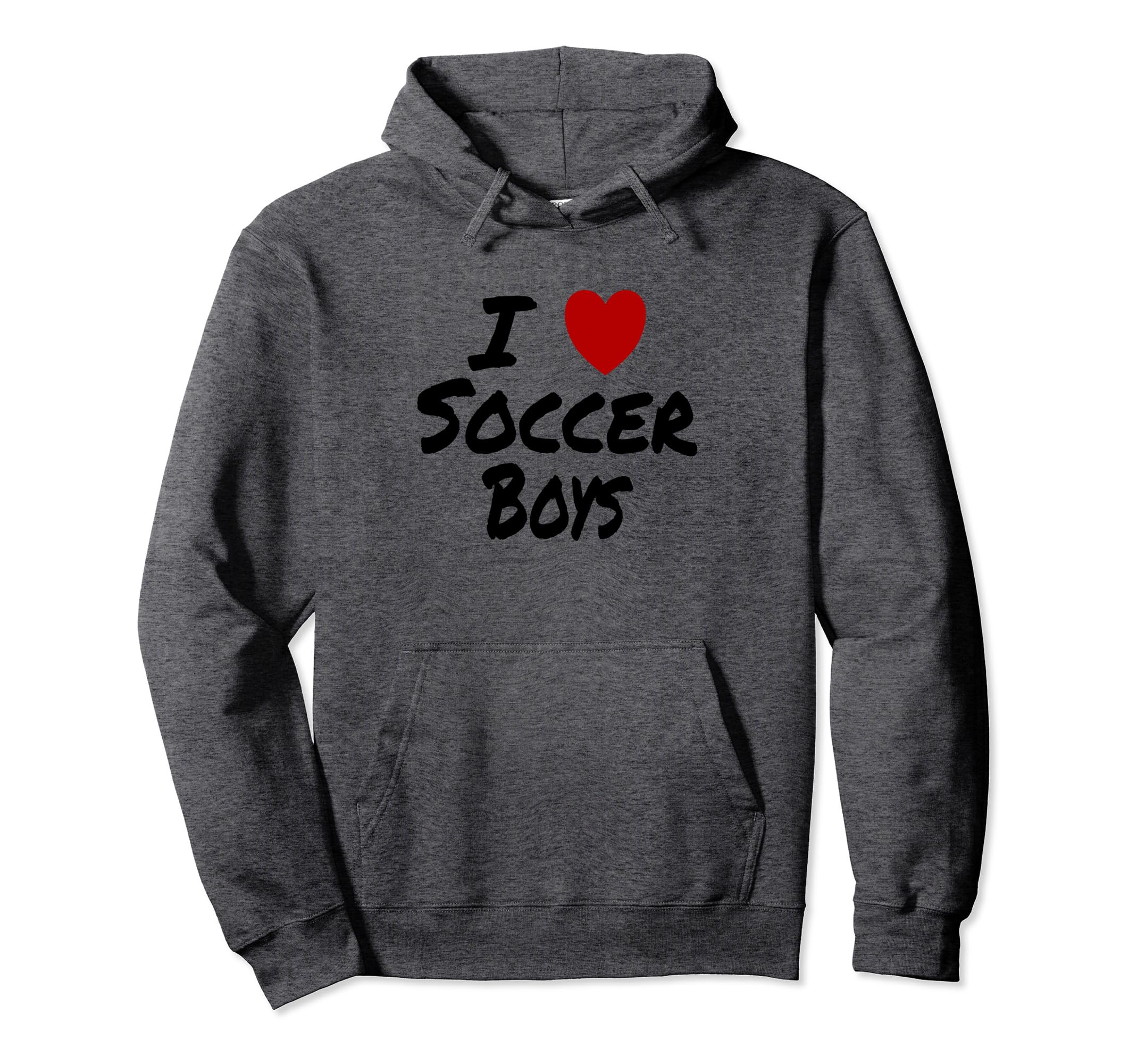 I Heart Love Soccer Hot Sexy Athletic Hoodie - Minimalist Print for Adults