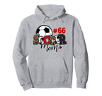 Soccer Mom 66 Custom Number Mothers Day Hoodie - Trendy Graphic Unisex