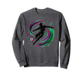 Powerful Soccer Kick Male Sweatshirt - Casual Everyday Wear Men Women