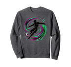 Powerful Soccer Kick Male Sweatshirt - Casual Everyday Wear Men Women