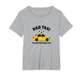 Dad Taxi To Soccer Practice Funny Soccer T-Shirt - Graphic Print Men Women