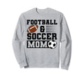 Football Soccer Mom Soccer Player Sweatshirt - Custom Art Print for Adults