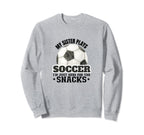 Soccer Siblings Soccer Player Sweatshirt - Streetwear Style for Adults