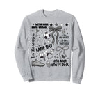 Soccer Mom Daughter Son Heart Field Sweatshirt - Streetwear Style Unisex