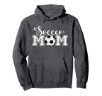 Soccer Mom Soccer Mama Checkered Mothers Hoodie - Graphic Print for Adults