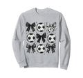 Soccer Coquette Bow Funny Soccer Sweatshirt - Custom Art Print Men Women