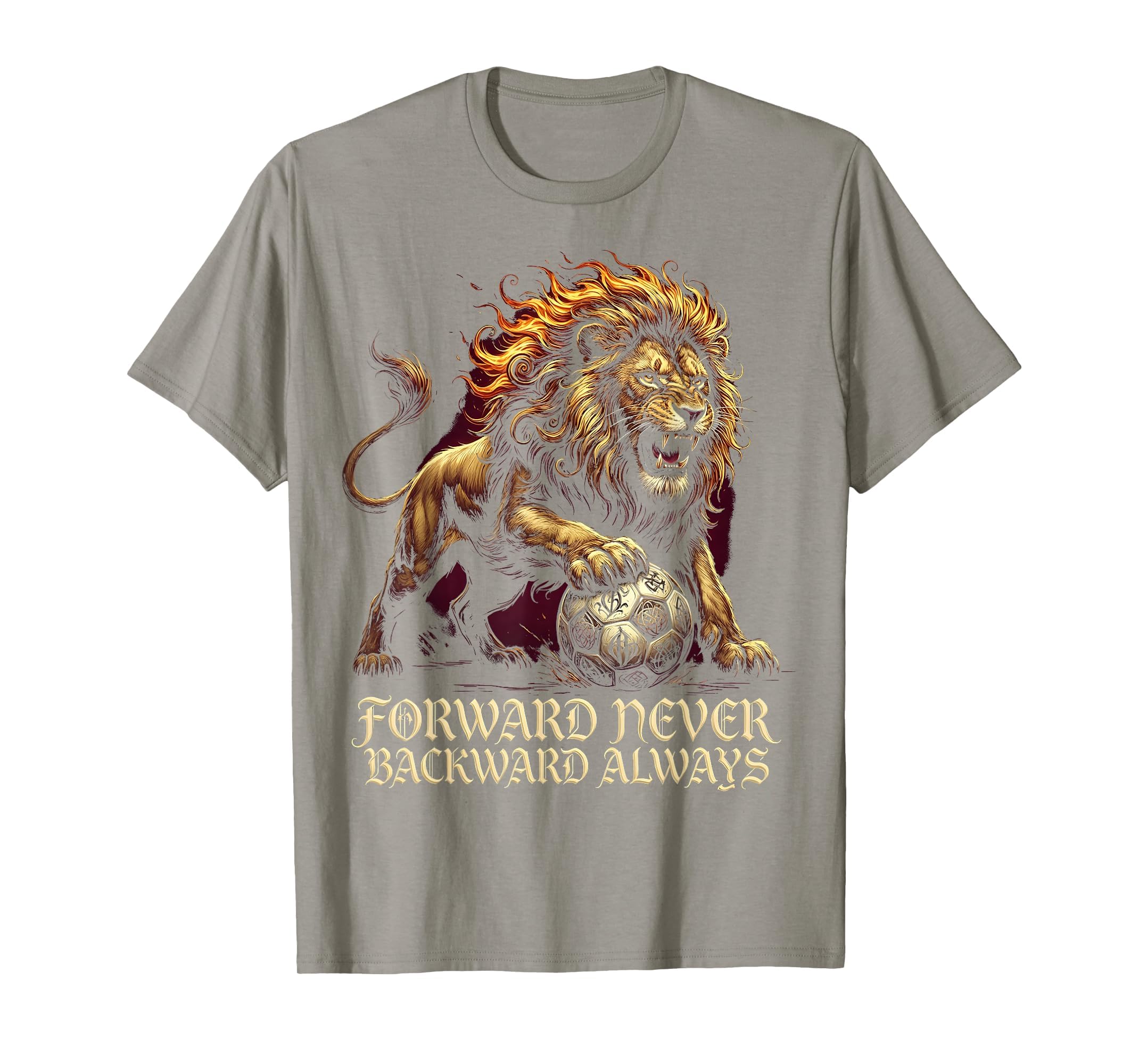 Forward Never Backward Always Womens T-Shirt - Trendy Graphic Men Women