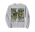 Mom Camo Coquette Bow Camouflage Mama Sweatshirt - Streetwear Style Unisex