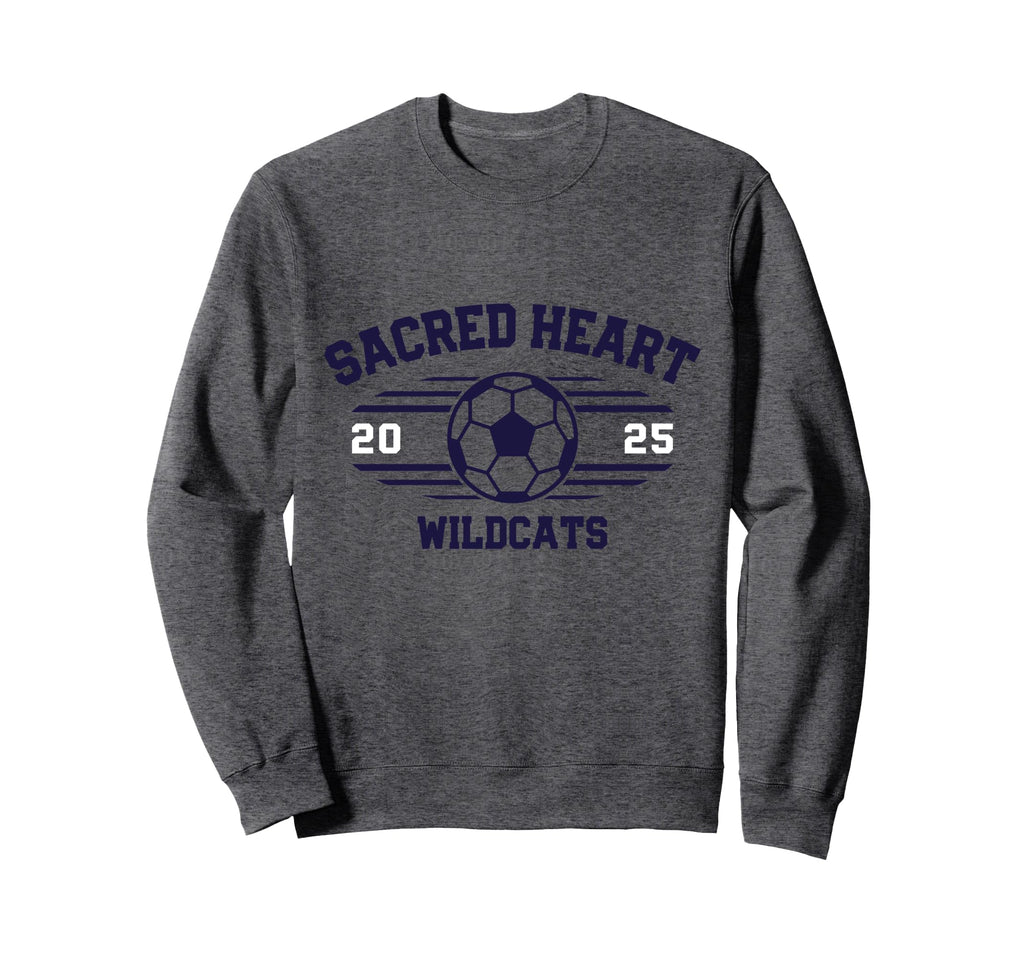 Sacred Heart Wildcats Soccer Ball 2025 Sweatshirt - Unique Graphic Unisex