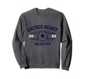 Sacred Heart Wildcats Soccer Ball 2025 Sweatshirt - Unique Graphic Unisex