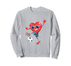 Heart Soccer Gift T-Shirt - Fun Novelty Design for Adults