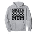 Groovy Soccer Mom Mother Soccer Mom Hoodie - Casual Everyday Wear Unisex