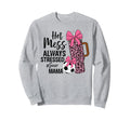 Hot Mess Always Stressed Soccer Sweatshirt - Fun Novelty Design Unisex