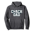 Soccer Coach Dad Gift Hoodie - Graphic Print for Adults
