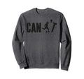 Cant Funny Soccer Coach Soccer Sweatshirt - Minimalist Print for Adults