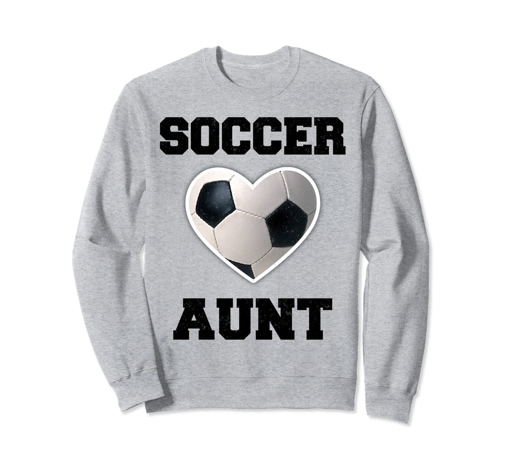 Soccer Aunt Family Matching Sport Sweatshirt - Casual Everyday Wear Unisex