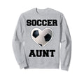 Soccer Aunt Family Matching Sport Sweatshirt - Casual Everyday Wear Unisex