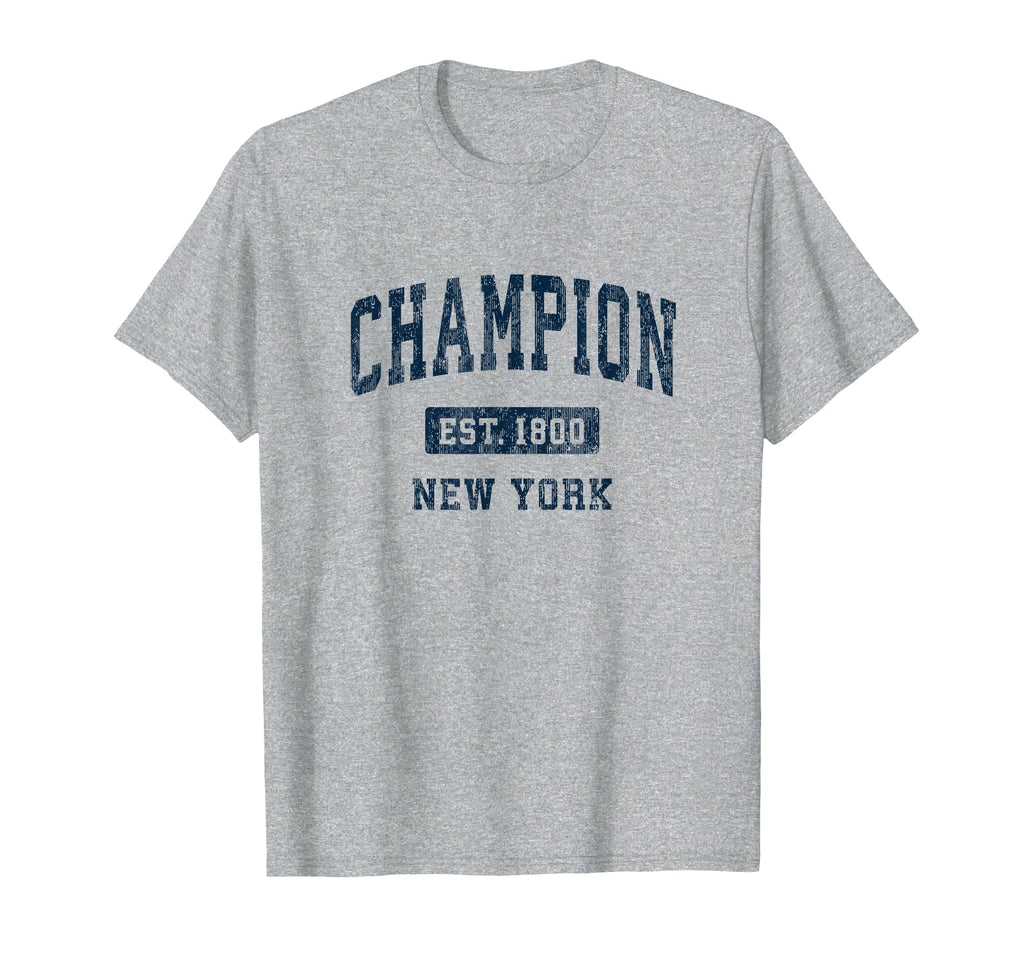 Champion New York Ny Athletic Sports T-Shirt - Fun Novelty Design Men Women