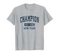 Champion New York Ny Athletic Sports T-Shirt - Fun Novelty Design Men Women