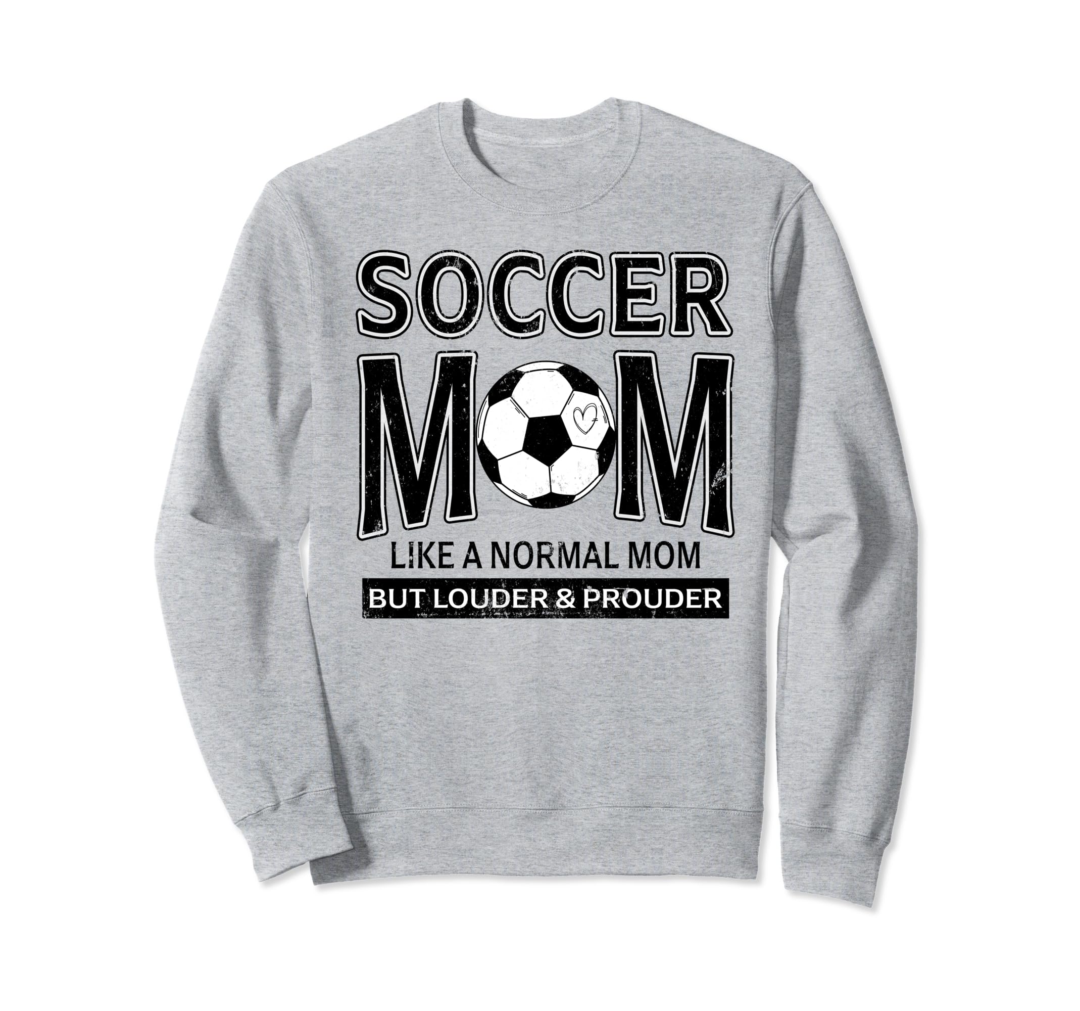 Soccer Mom Funny Not Like Normal Mom Sweatshirt - Minimalist Print Unisex