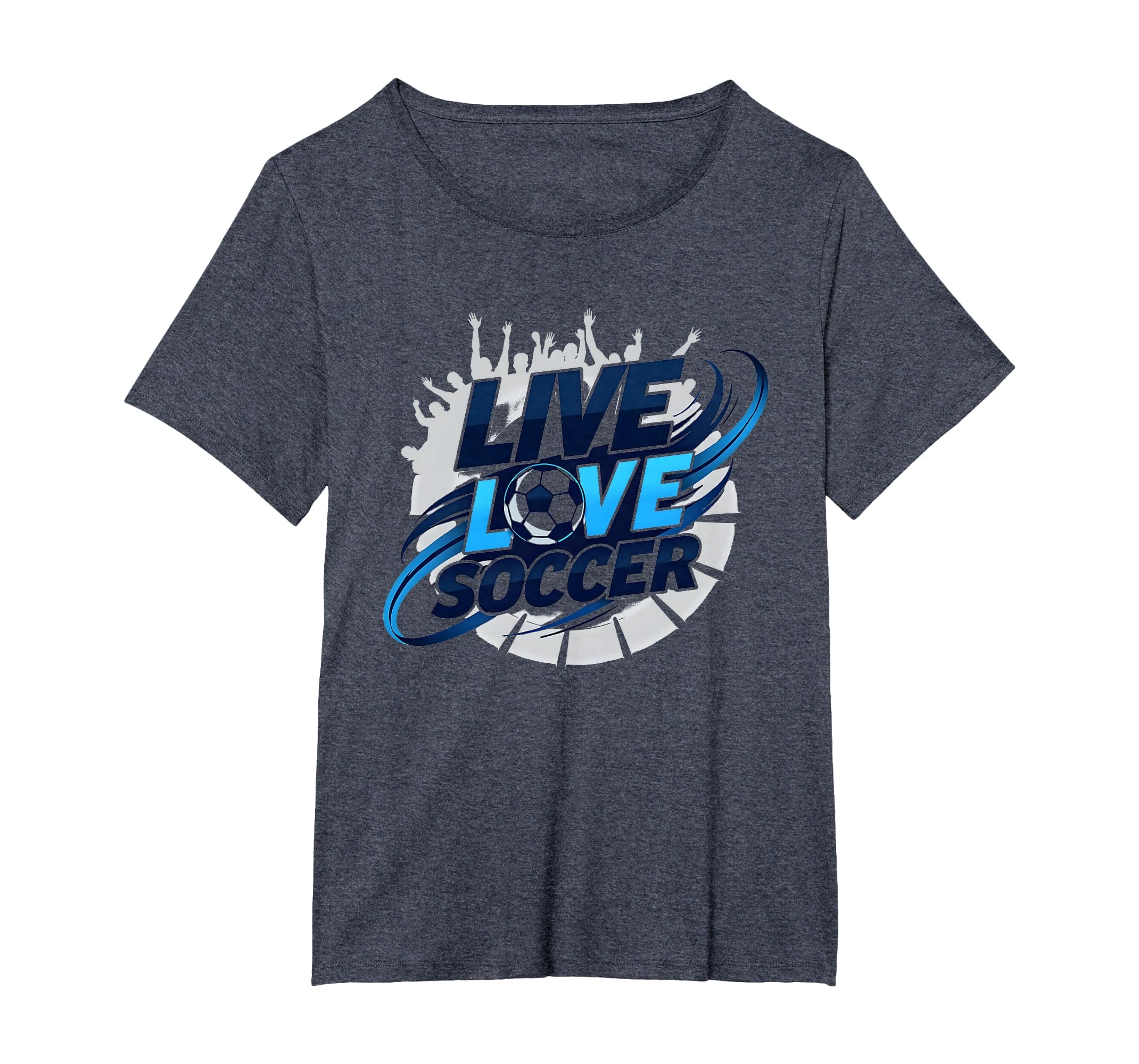 Soccer Mom Live Love Soccer Passion Sweatshirt - Unique Graphic Men Women