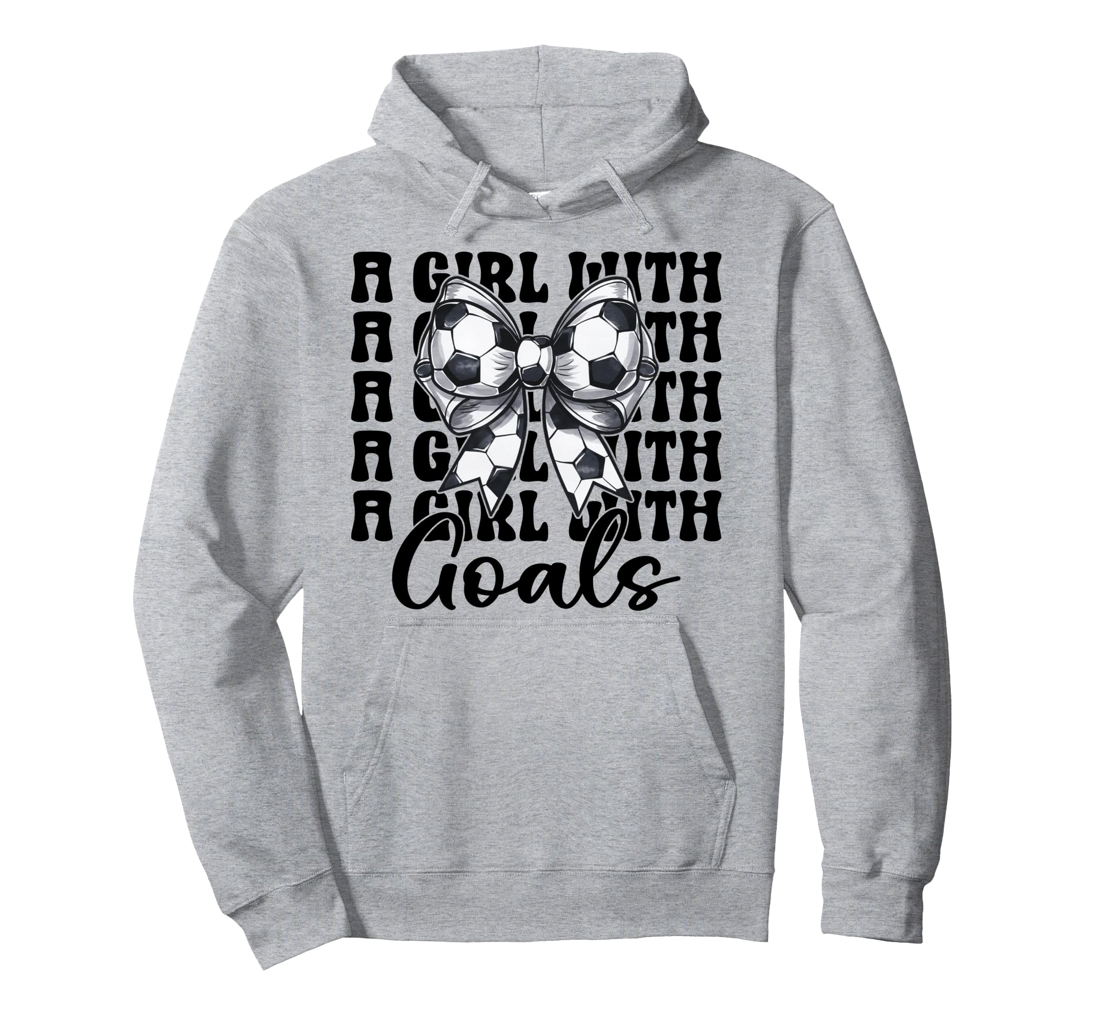 Soccer Goals Hoodie - Trendy Graphic Unisex