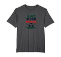 Eat Sleep Soccer Repeat Funny Sports Fan T-Shirt - Minimalist Print Unisex