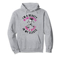 Im Beauty Streets Soccer Daughter Hoodie - Fun Novelty Design Unisex