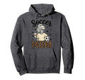 Skeleton Soccer Mom Coffee Leopard Hoodie - Unique Graphic for Adults