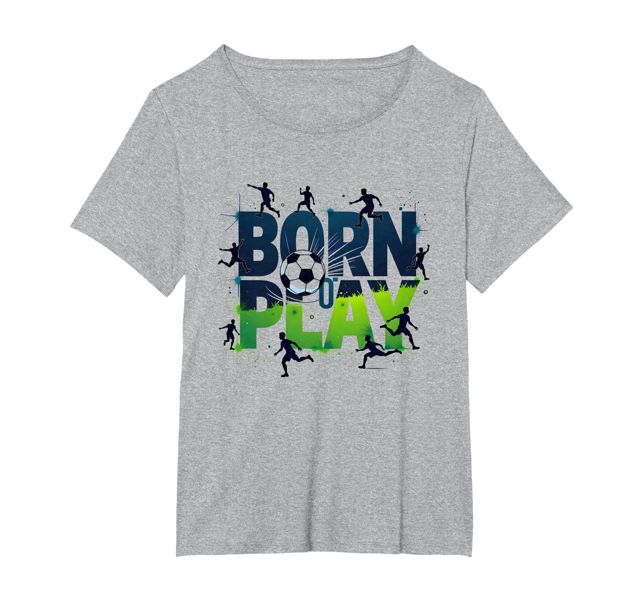 Born To Play Soccer Athlete Passion T-Shirt - Novelty Apparel for Adults