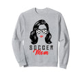 Soccer Mom Outfits Funny Soccer Sweatshirt - Minimalist Print for Adults