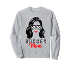 Soccer Mom Outfits Funny Soccer Sweatshirt - Minimalist Print for Adults
