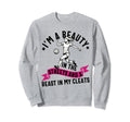 Im Beauty Streets Soccer Daughter Sweatshirt - Graphic Print for Adults