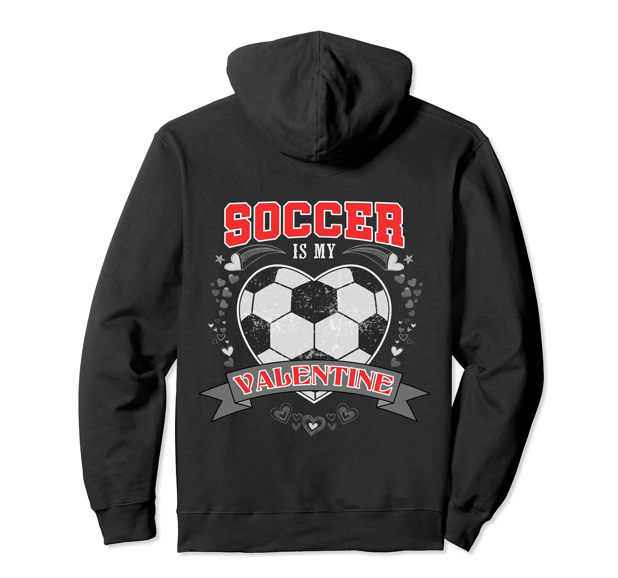 Funny Soccer Is My Valentine Husband Hoodie - Streetwear Style Unisex