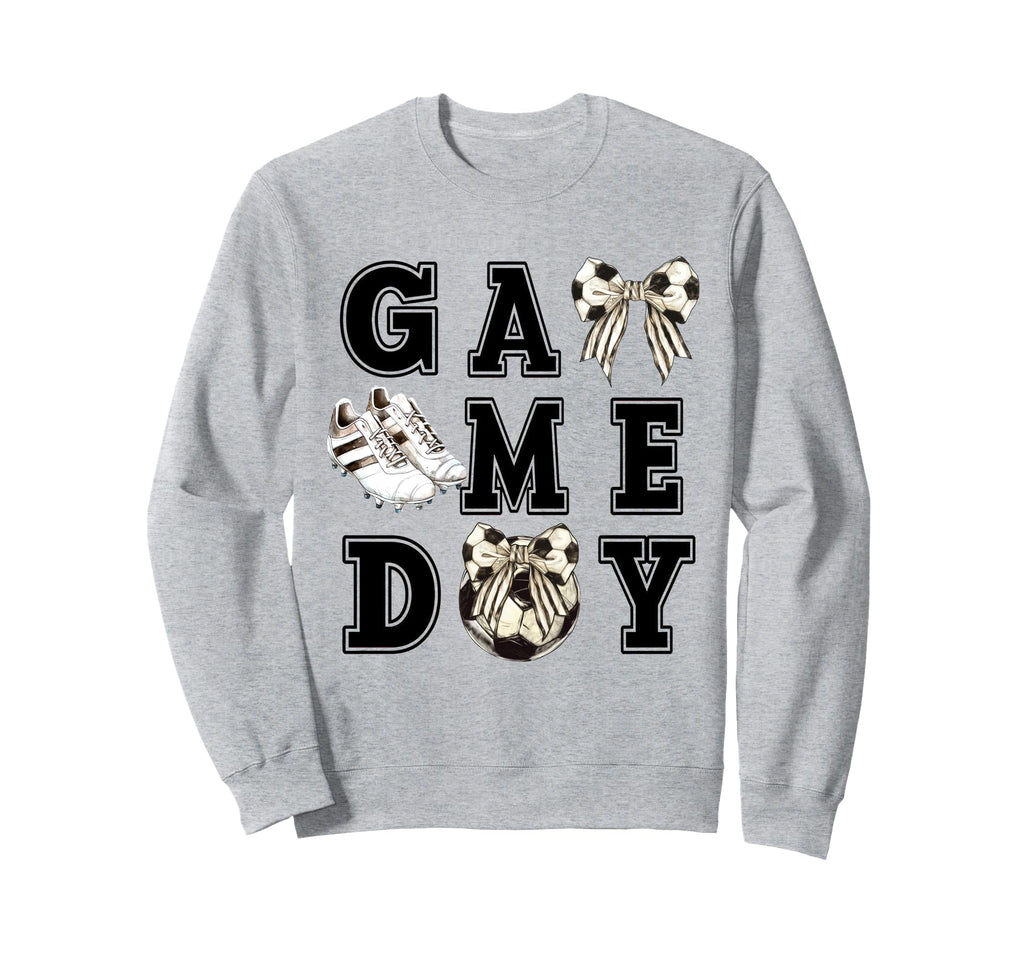Coquette Bow Sports Parent Game Day Sweatshirt - Unique Graphic for Adults