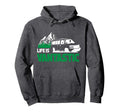 Camper Van Travel Life Is Vantastic Hoodie - Minimalist Print Unisex