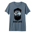 Mens Soccer Volleyball Dad Messy T-Shirt - Casual Everyday Wear Unisex