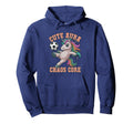 Soccer Unicorn Aura Chaos Core 67 Goals Hoodie - Aesthetic Graphic Unisex